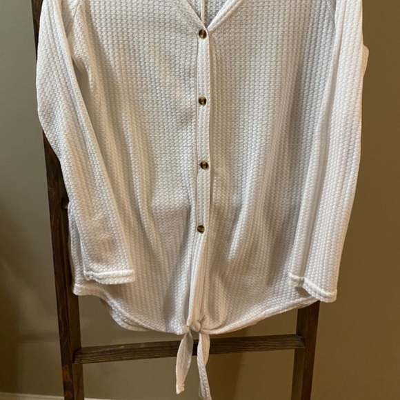 Knit tied top - Picture 2 of 2